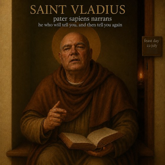 Saint Vladius, He of the Long Story